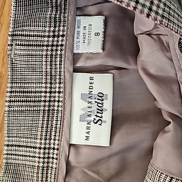Vintage Mark Alexander Studio Wool Plaid Pants - Picture 7 of 16